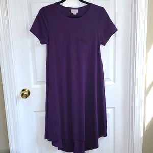 Women's LLR Carly High Low Swing Dress XS Purple